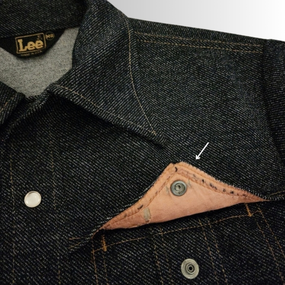 Vintage x 70s “made in USA” Lee Denim Knit Pearl Button Snap Shirt - Picture 8 of 8